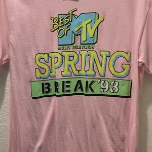 Pink MTV Graphic Tee